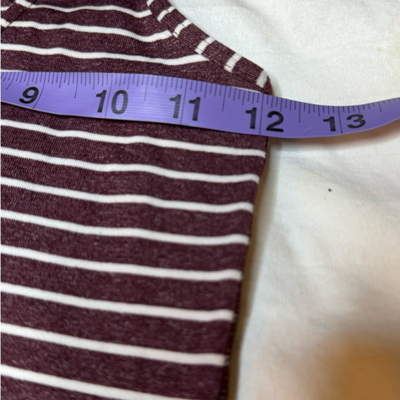 Lululemon Women’s Cool Racerback West2east Stripe Heathered Bordeaux Drama - Picture 3 of 4